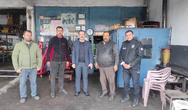 Kaymakam Mert’ten Karakeçili Sanayi Esnafına Ziyaret