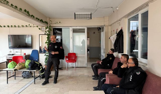 Kırıkkale Belediyesi İtfaiye Personeline Hizmet İçi Eğitim