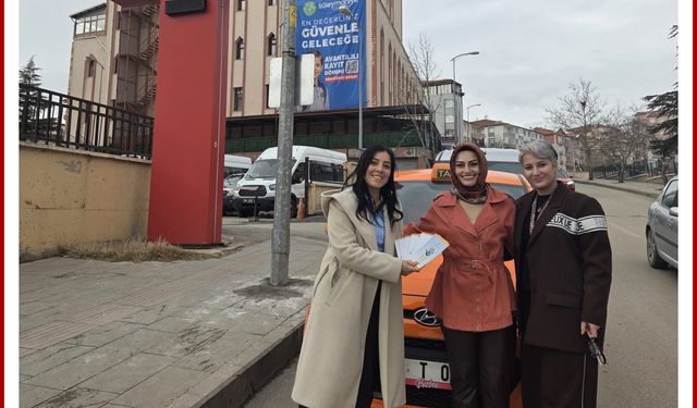 Kadın Kadına Taksi’den ŞÖNİM’e Ziyaret
