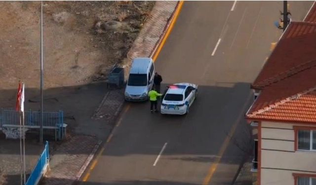 Kırıkkale’de Denetimde Kaçışa Drone Engeli