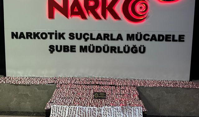 Narkotik Operasyonunda Binlerce Sentetik Madde Ele Geçti