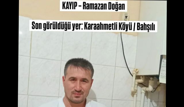 Kayıp genç aranıyor.Aile merak içinde