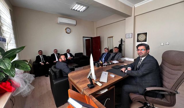 Yeni Atanan İlçe Müftülerine Hayırlı Olsun Ziyareti