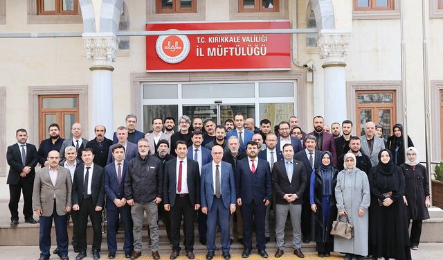 Müftü Mustafa Topal’dan Kırıkkale Personeline Veda