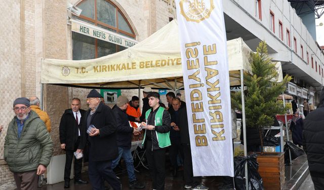 Kırıkkale’de 6 Şubat Anmasına Lokma İkramı