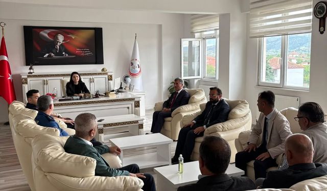 İlçe Protokolü Kaymakamlıkta Buluştu