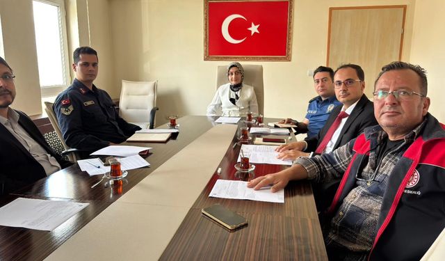 Çelebi’de Kurban Bayramı Tedbirleri Masaya Yatırıldı