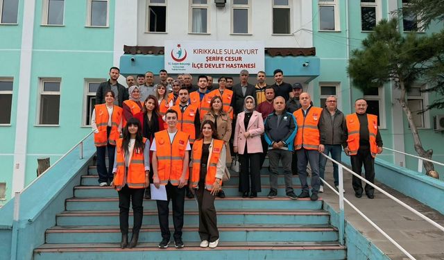 Sulakyurt İlçe Hastanesi’nde HAP Tatbikatı Gerçekleştirildi