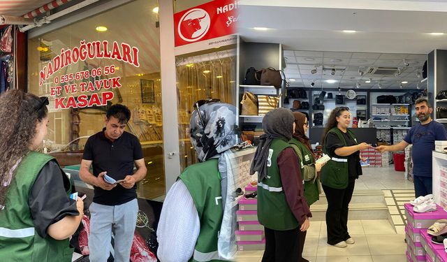Yeşilay’dan Esnafa Farkındalık Ziyareti