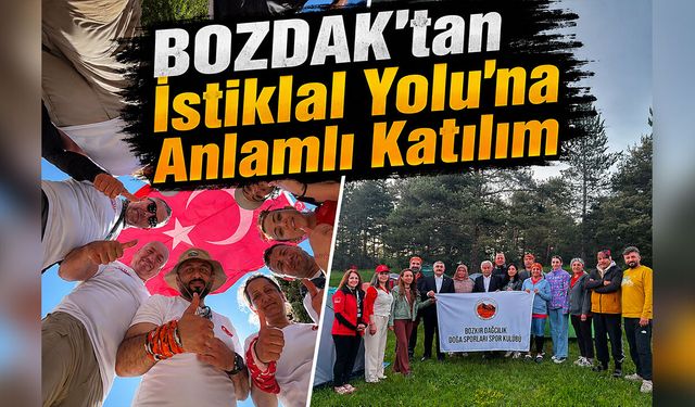 BOZDAK'tan İstiklal Yolu'na Anlamlı Katılım