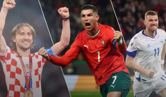 2026 Dünya Kupası'nda 40 yaş üstü 7 futbolcu forma giyecek