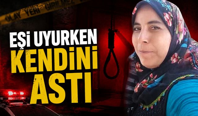 Eşi Uyurken Kendini Astı