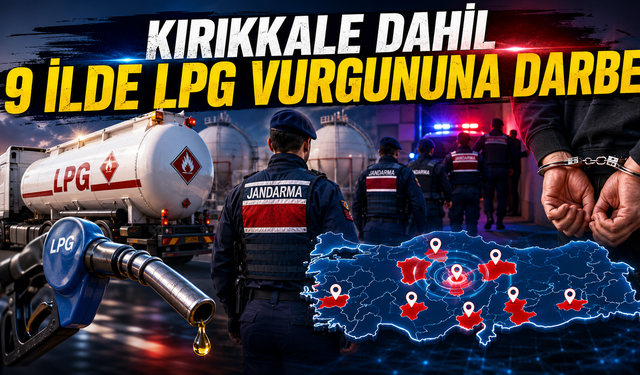 Kırıkkale Dahil 9 İlde LPG Vurgununa Darbe