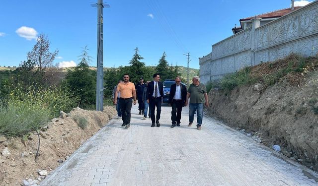 Delice’de Köy Yolları Yenileniyor