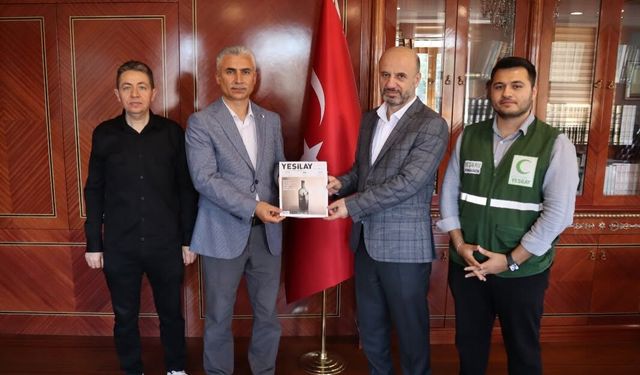 Yeşilay’dan İl Müftüsü Kotan’a Ziyaret