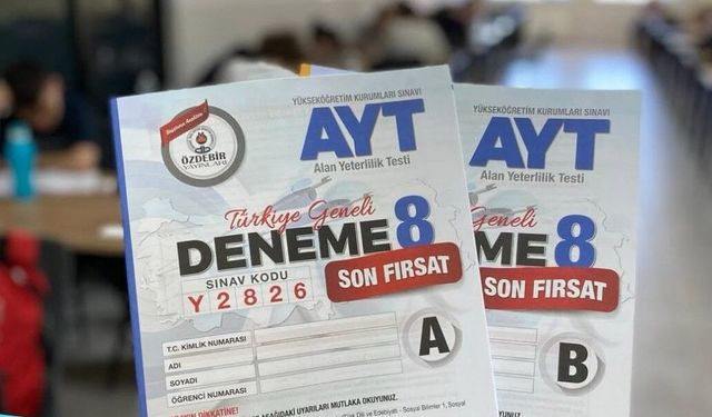 Öğrenciler Gerçek Sınavı Deneyimliyor