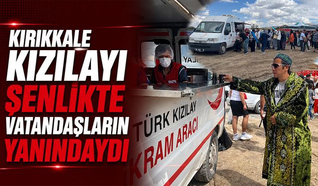 Kırıkkale Kızılayı Şenlikte Vatandaşların Yanındaydı