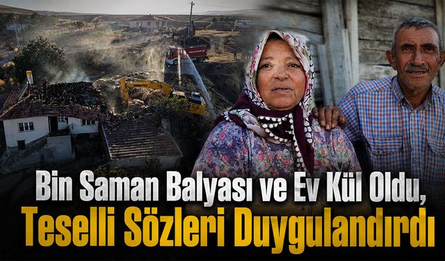 Yangında Evi Kül Olan Kadın Eşini Böyle Teselli Etti