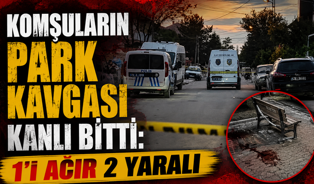 Komşuların Park Kavgası Kanlı Bitti: 1’i Ağır 2 Yaralı