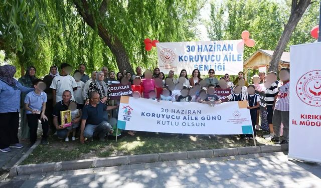 Kırıkkale'de Koruyucu Aileler Onurlandırıldı