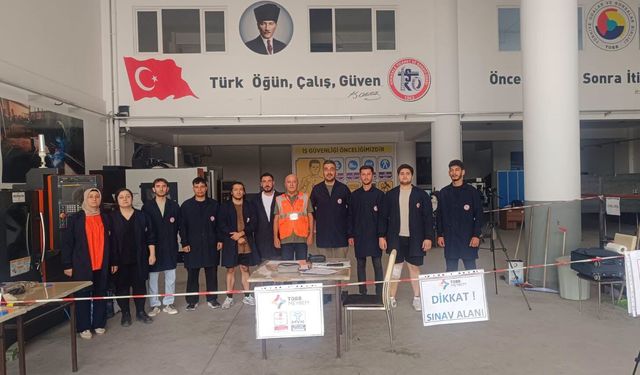 NC/CNC Tezgâh İşçileri MYK Sınavında Ter Döktü