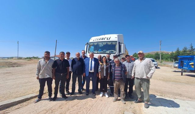 Çelebi'de TMO Alım Merkezi Hizmete Açıldı