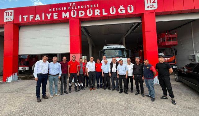 Başkan Vekili Demirel İtfaiyeyi Denetledi