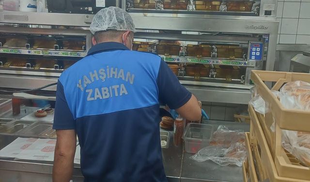 Yahşihan'da Gıda İşletmelerine Hijyen Denetimi