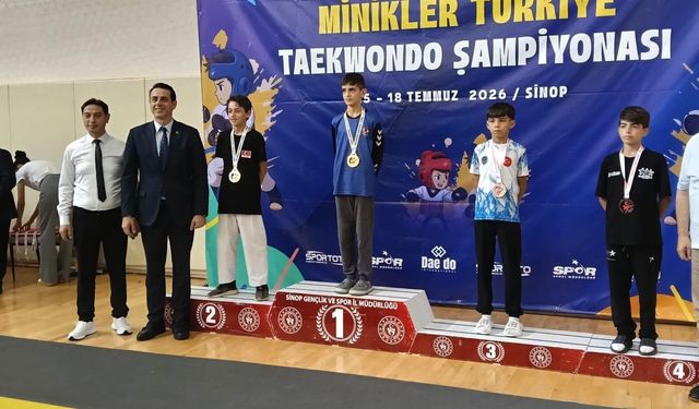 Kırıkkaleli Miniklerden Çifte Madalya