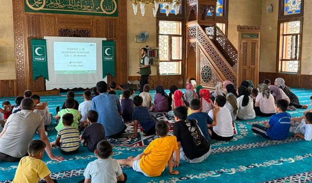 Bahşılı'da Çocuklara Yeşilay ve Sağlıklı Yaşam Eğitimi
