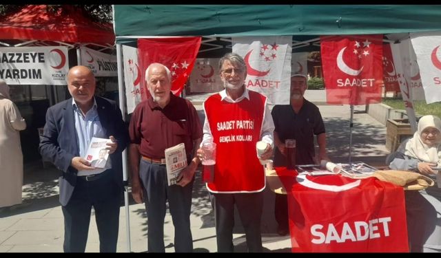 Saadet Partisi Üye Standı Vatandaşlarla Buluştu