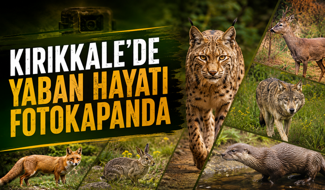 Kırıkkale'de Yaban Hayatı Fotokapanda