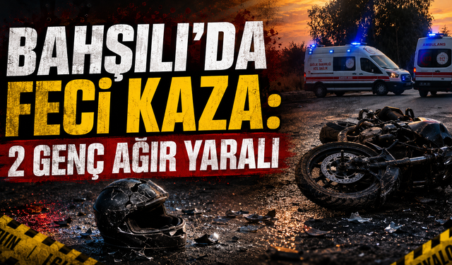 Bahşılı'da Feci Kaza: 2 Genç Ağır Yaralı