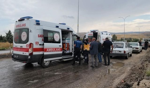 Kırıkkale'de trafik kazası,3 yaralı