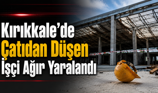 Kapalı Pazar Yerinin Çatısından Düşen İşçi Ağır Yaralandı