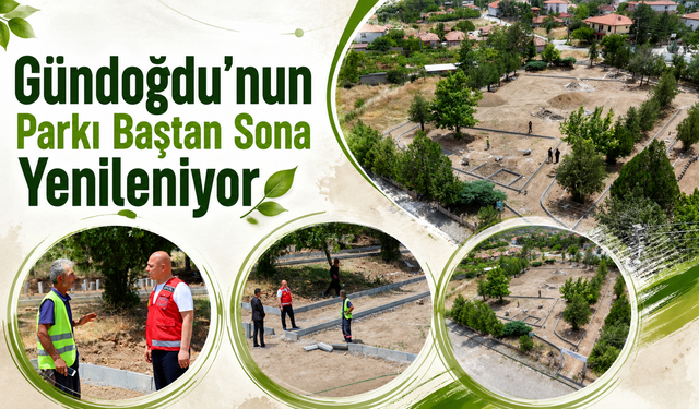 Gündoğdu'nun Parkı Baştan Sona Yenileniyor
