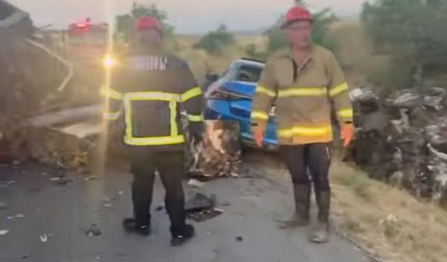 Kırıkkale'de feci kaza