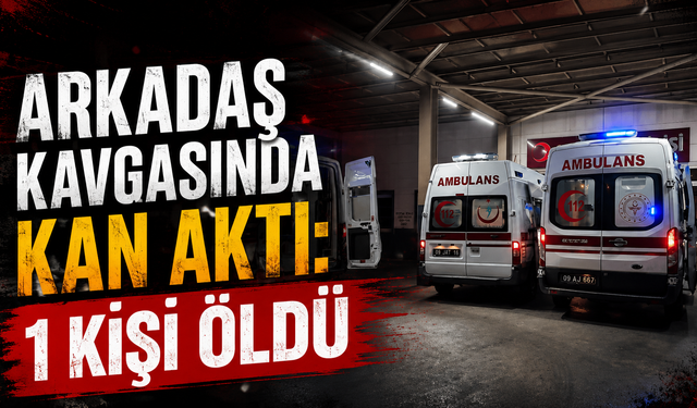 Arkadaş Kavgasında Kan Aktı: 1 Kişi Öldü