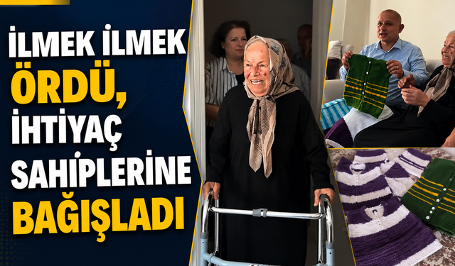 İlmek İlmek Ördü, İhtiyaç Sahiplerine Bağışladı