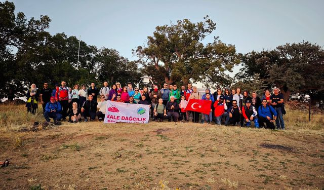 Kale Dağcılık'tan Dolunay Eşliğinde Kırklar Tepesi Yürüyüşü
