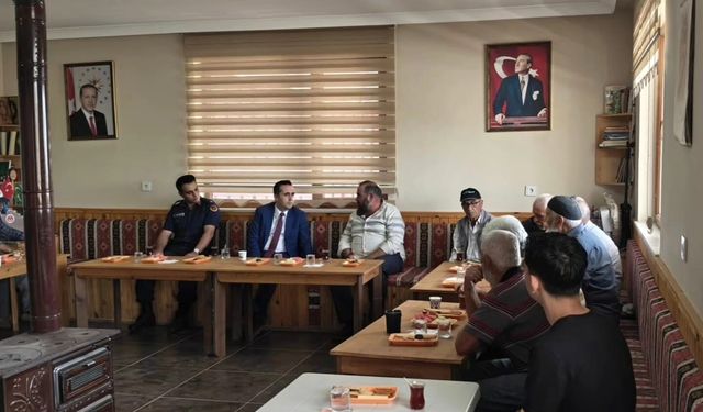 Çelebi Kaymakamı Evsen Köylerde Vatandaşlarla Buluştu