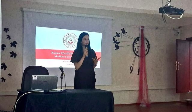 Bahşılı’da Kadına Yönelik Şiddetle Mücadele Eğitimi
