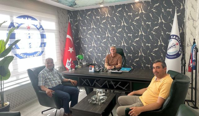 Diyanet-Sen’den Sağlık-Sen Kırıkkale Şubesine Hayırlı Olsun Ziyareti