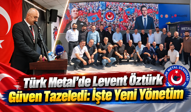 Türk Metal’de Levent Öztürk Güven Tazeledi: İşte Yeni Yönetim