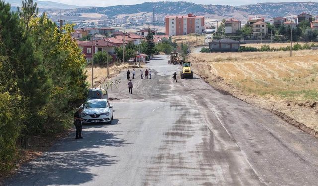 Kırıkkale’de Osmangazi Mahallesi’ne Yol Hamlesi