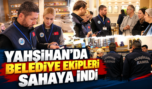 Yahşihan’da Belediye Ekipleri Sahaya İndi