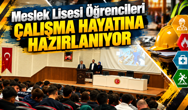 Meslek Lisesi Öğrencileri Çalışma Hayatına Hazırlanıyor