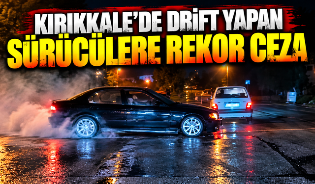 Drift Pahalıya Patladı: 2 Sürücüye Toplam 280 Bin Lira Ceza