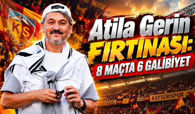 Atila Gerin Fırtınası: 8 Maçta 6 Galibiyet