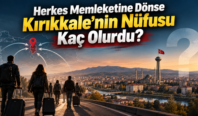 Herkes Memleketine Dönse Kırıkkale’nin Nüfusu Kaç Olurdu?